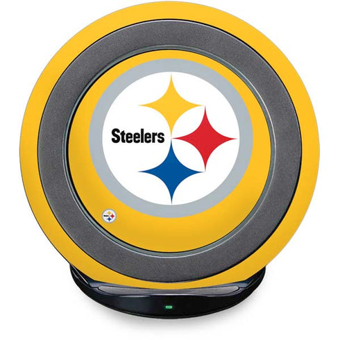 NFL Pittsburgh Steelers Large Logo Fast Charge Wireless Charging Stand Skin